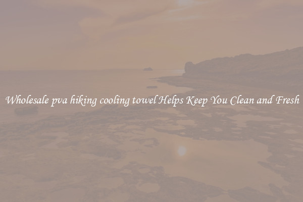 Wholesale pva hiking cooling towel Helps Keep You Clean and Fresh
