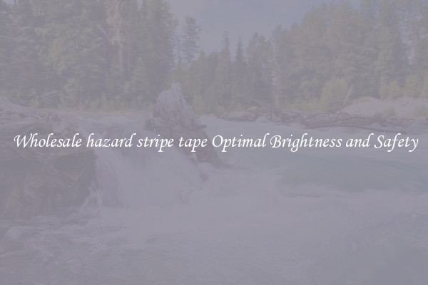 Wholesale hazard stripe tape Optimal Brightness and Safety