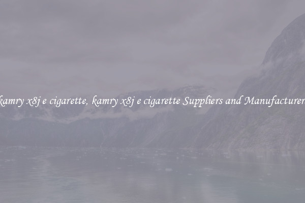 kamry x8j e cigarette, kamry x8j e cigarette Suppliers and Manufacturers