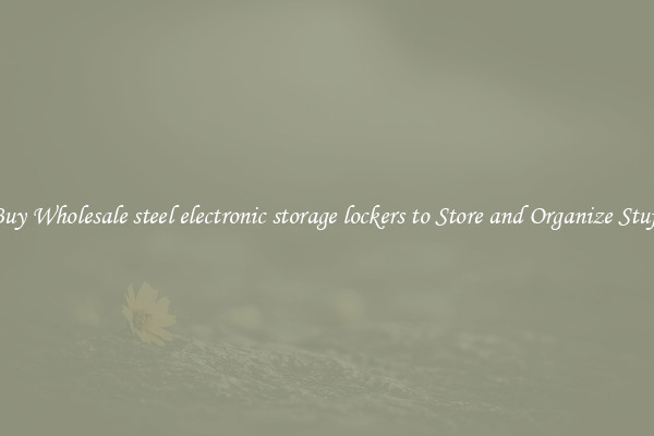 Buy Wholesale steel electronic storage lockers to Store and Organize Stuff