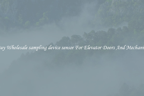 Buy Wholesale sampling device sensor For Elevator Doors And Mechanics