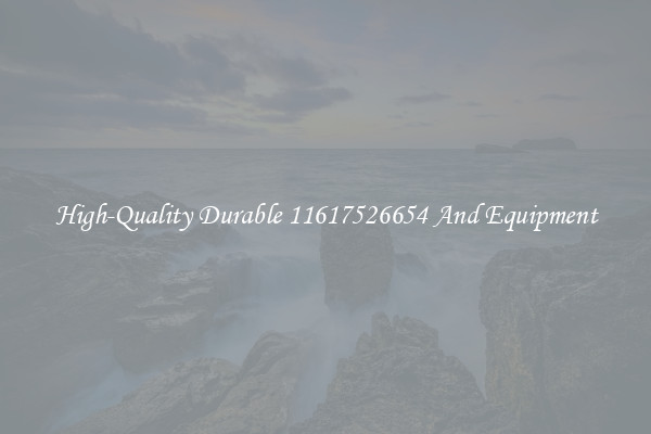 High-Quality Durable 11617526654 And Equipment