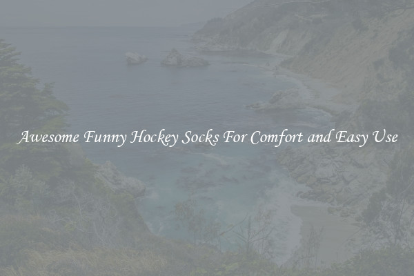 Awesome Funny Hockey Socks For Comfort and Easy Use